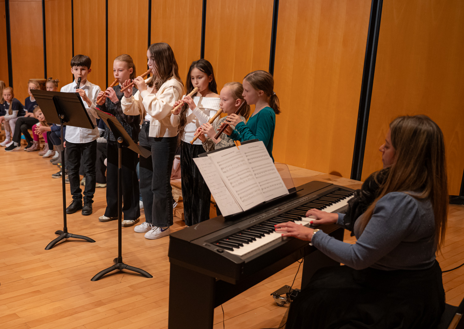 Blockflötenensemble im Mareissaal Kolbermoor 